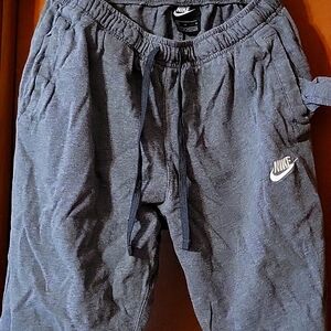 nike grey sweatpants size med